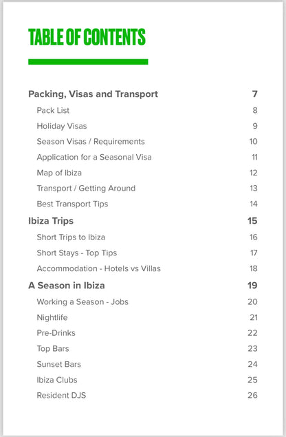Ultimate Guide - Ibiza Edition