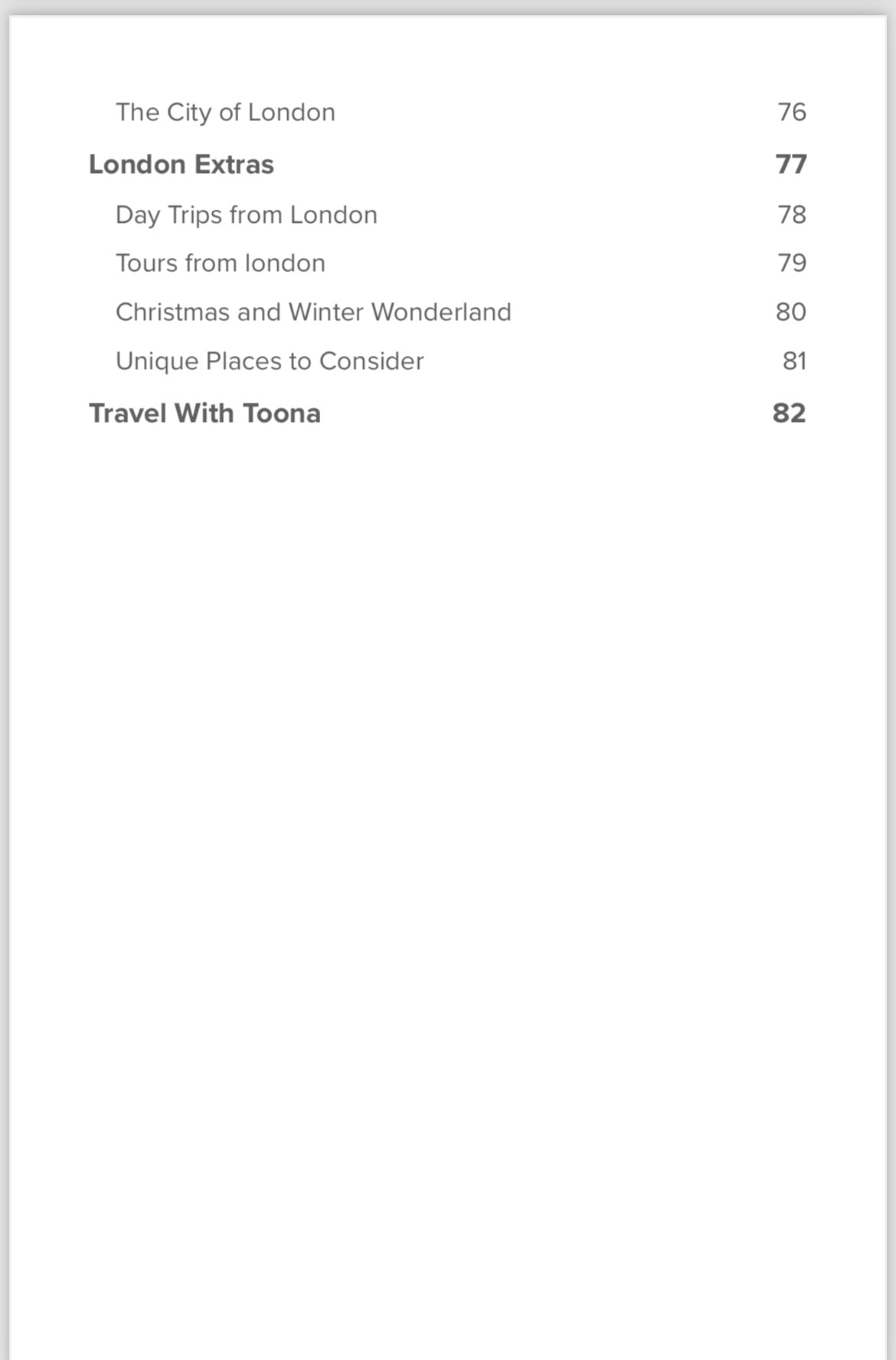 Ultimate Guide - London Edition
